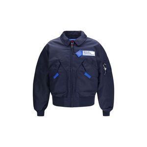 GR10K Blue Nylon Men's Bomber